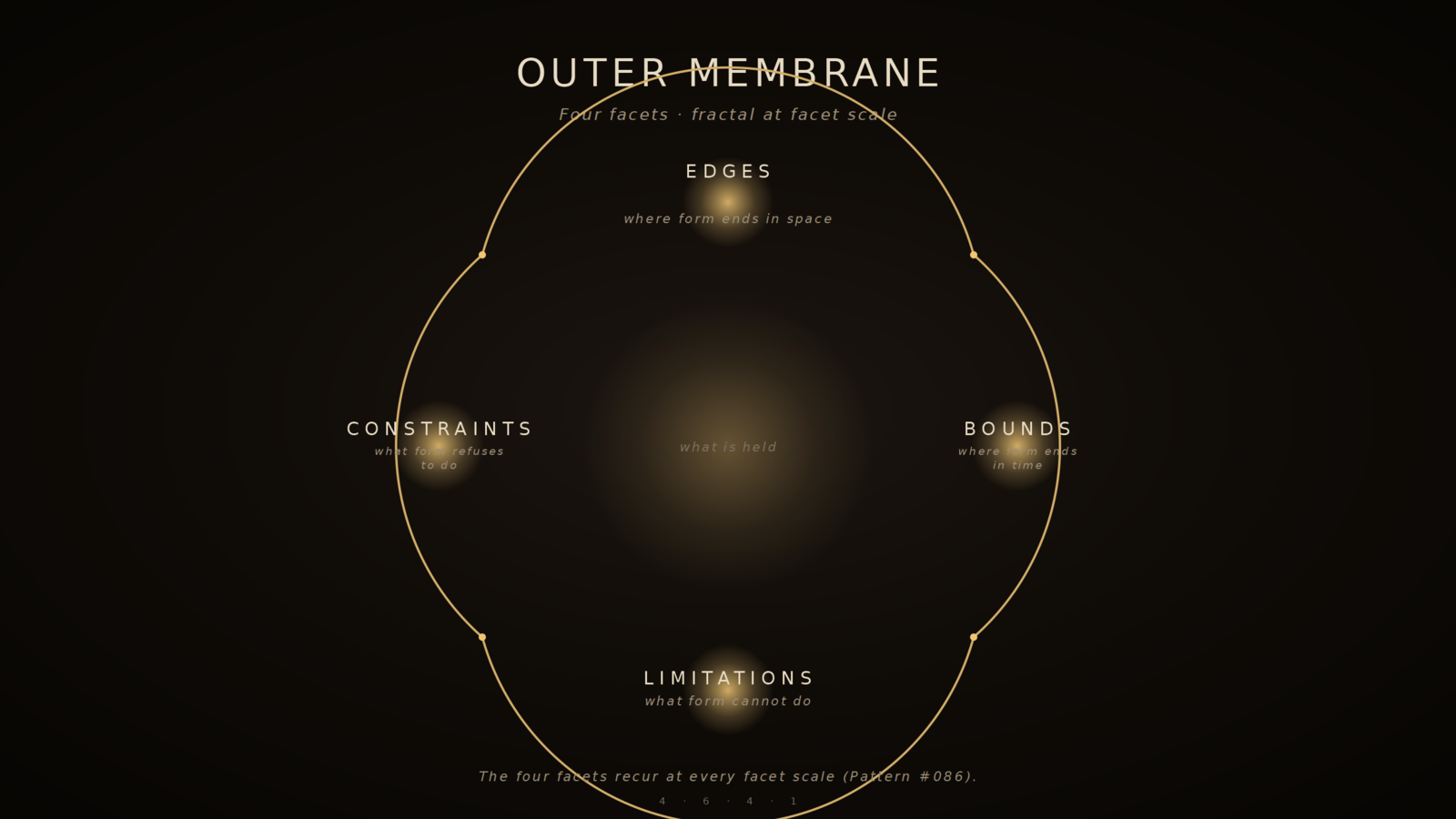 Outer Membrane — four facets