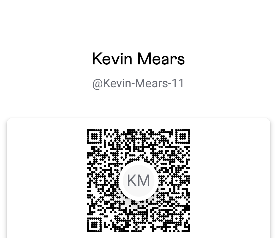 Venmo QR code for Kevin Mears